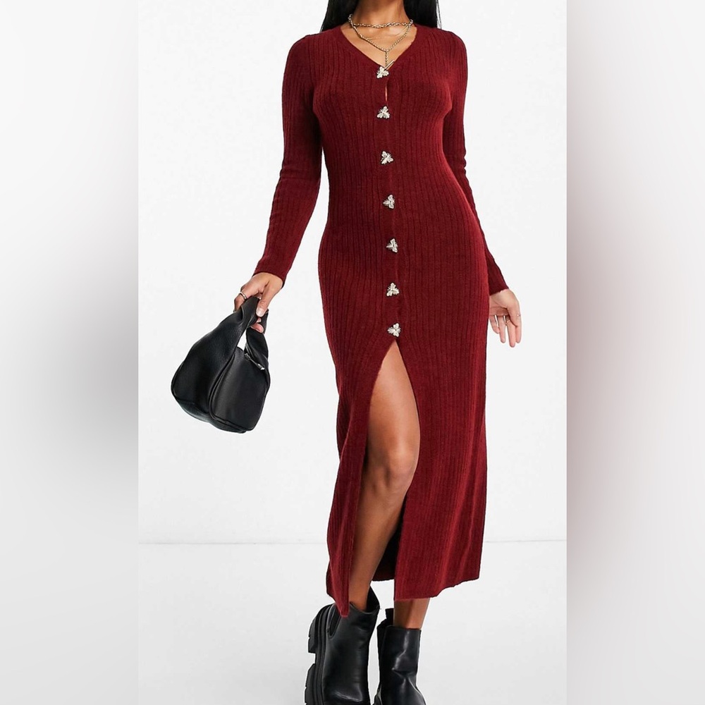 Petite knit dress